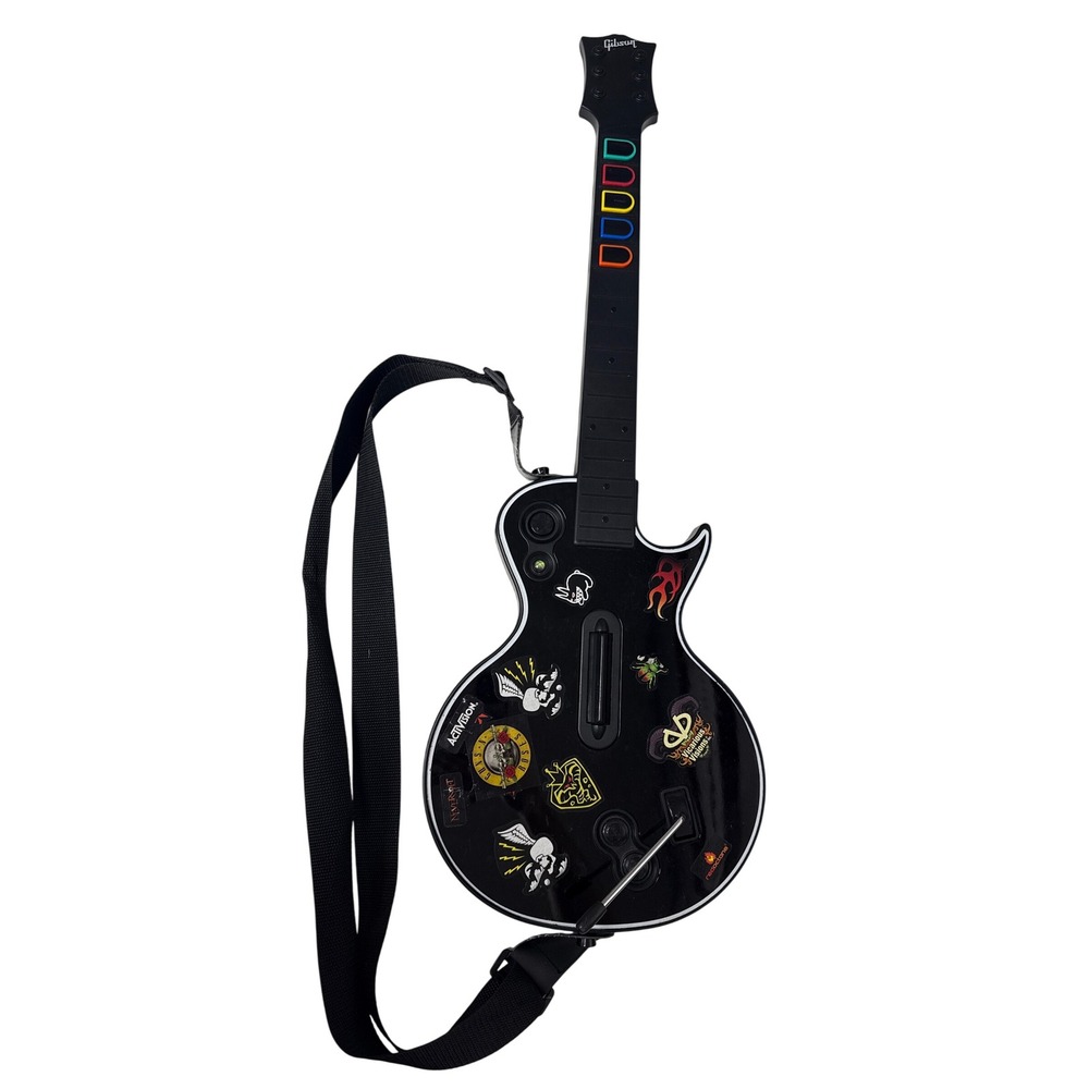 RedOctane Guitar Hero Les Paul Xbox 360 Controller Unisex OS Black Rock TESTED